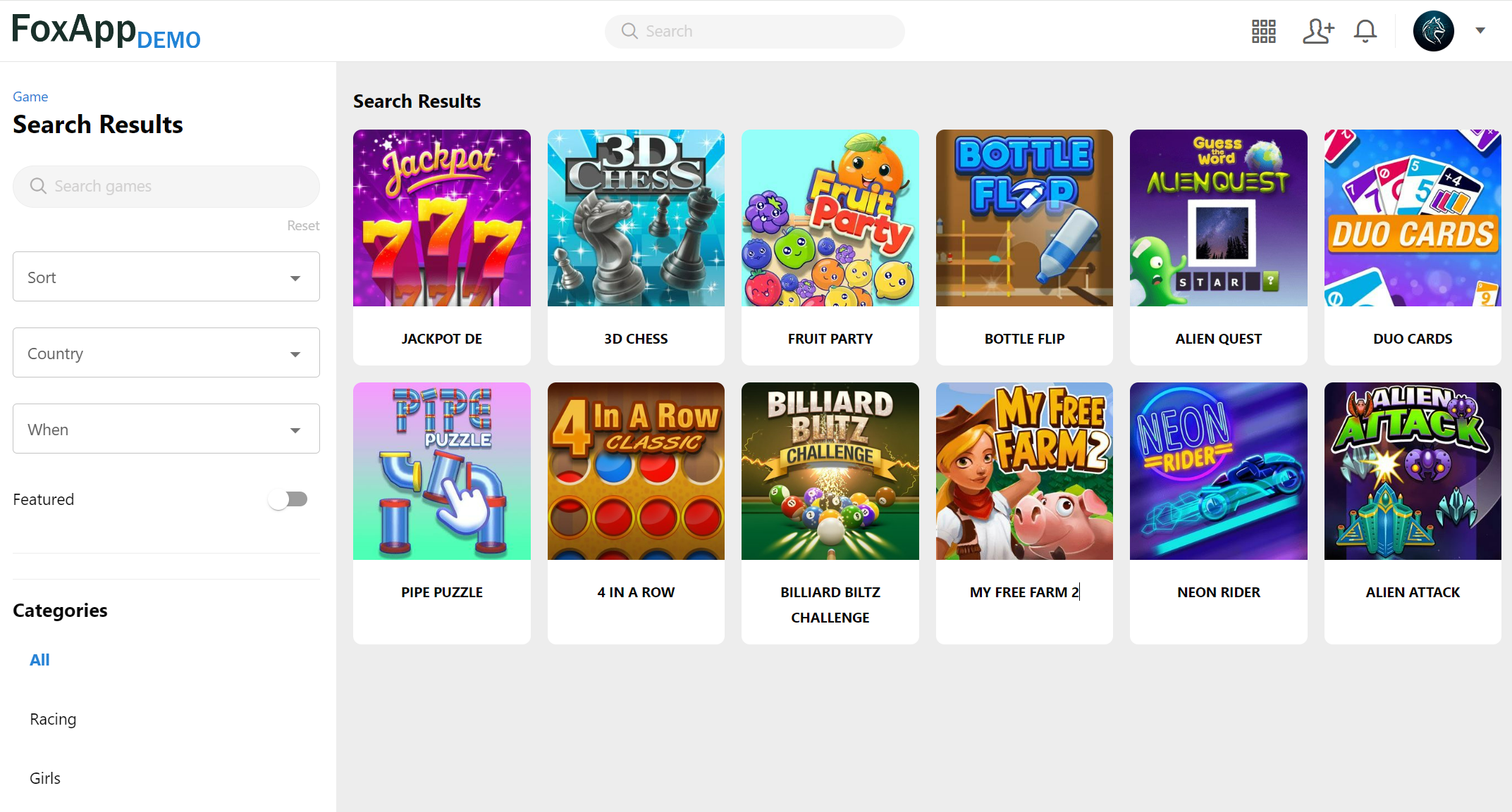Game - MetaFox App Store
